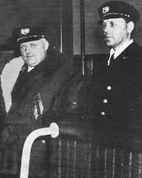 Capt. Sven Olander (left) and First Officer, Stureholm